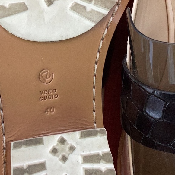 🏷️ NIB | 🇮🇹3.1 PHILLIP LIM Leather & Croc Peep-Toe Slingback, Sz 40 - Picture 11 of 12